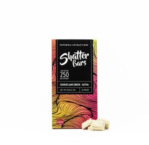 250mg Sativa Cookies and Green Shatter Bar by Euphoria Extractions
