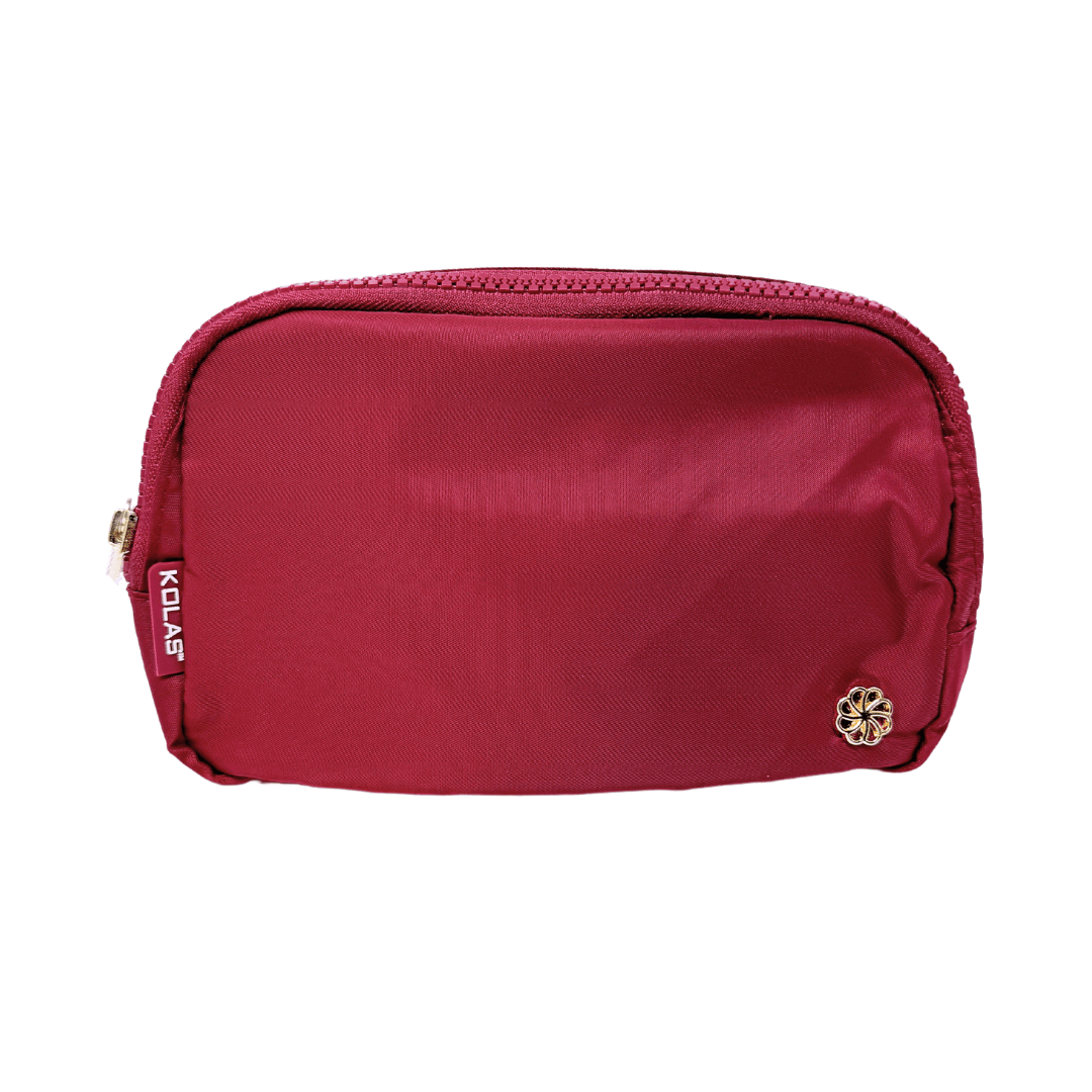 Kolas Branded Designer Fanny Pack Wine