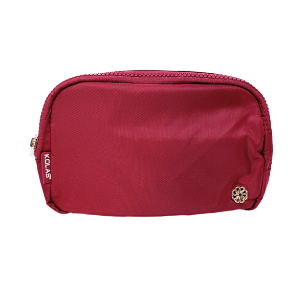Kolas Branded Designer Fanny Pack Wine
