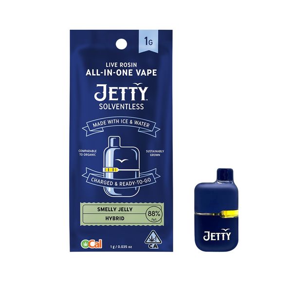 Jetty AIO Solventless Mini Tank Smelly Jelly 1g