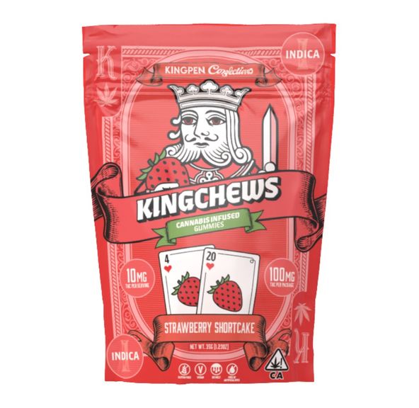 Kingpen Fruit Chews Strawberry Shortcake 100mg