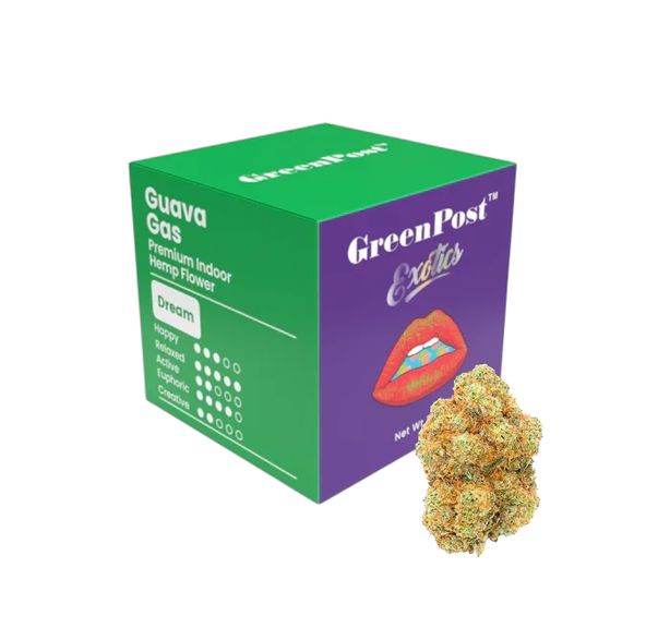 Green Post Exotic Flower 3.5g THCA Guava Gas