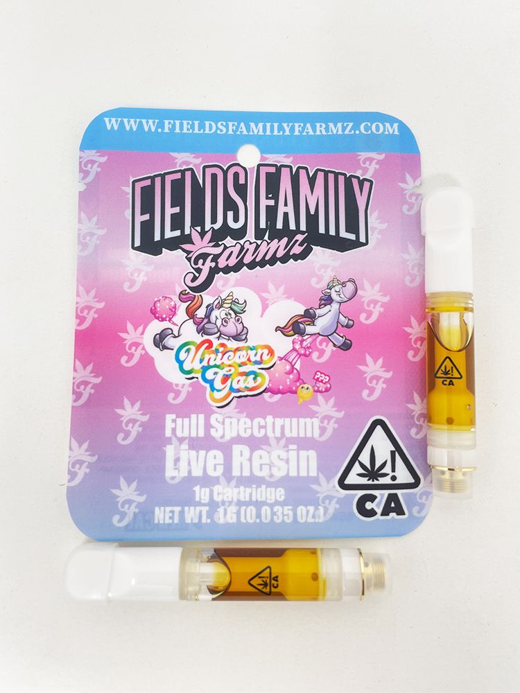 Fields Family Farmz | Full Spectrum Resin Cartridge | Unicorn Gas | 1g | H