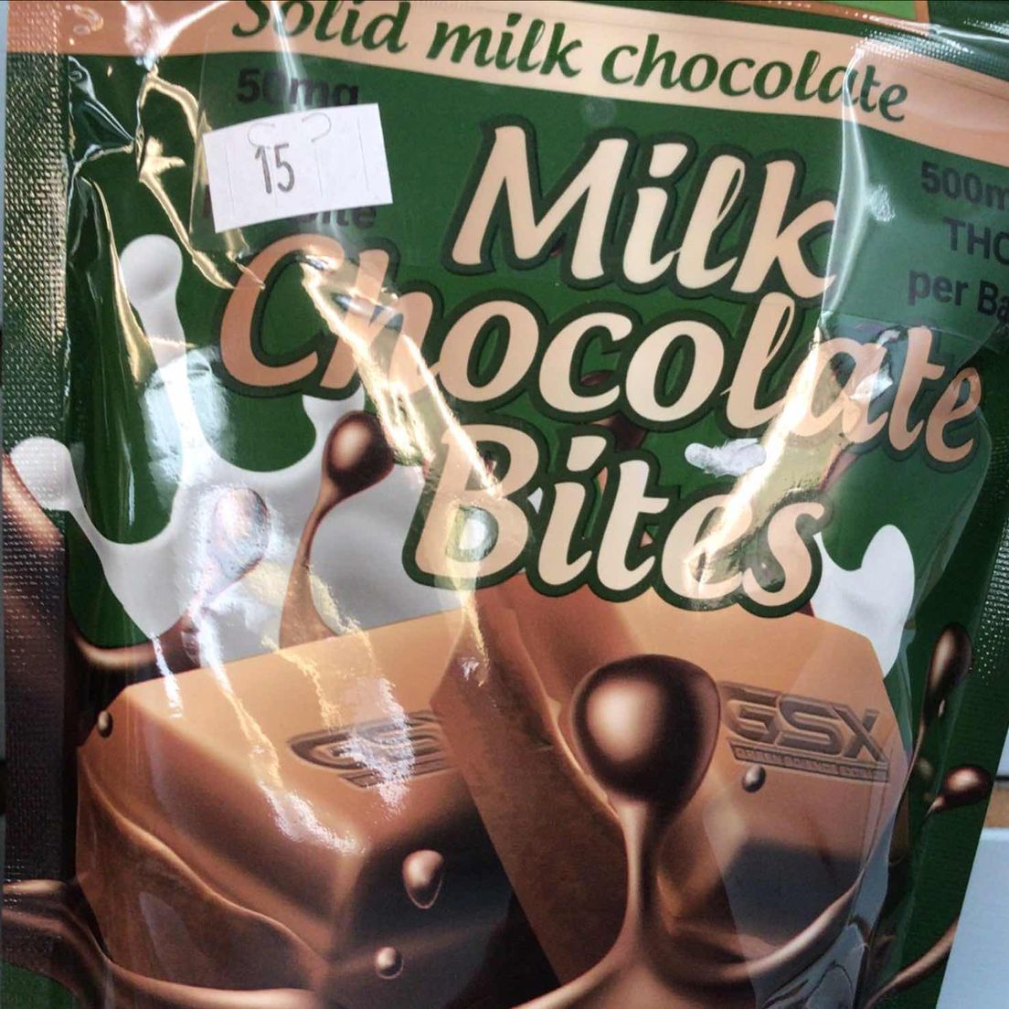 GSX Chocolate Bites Chocolate 500mg