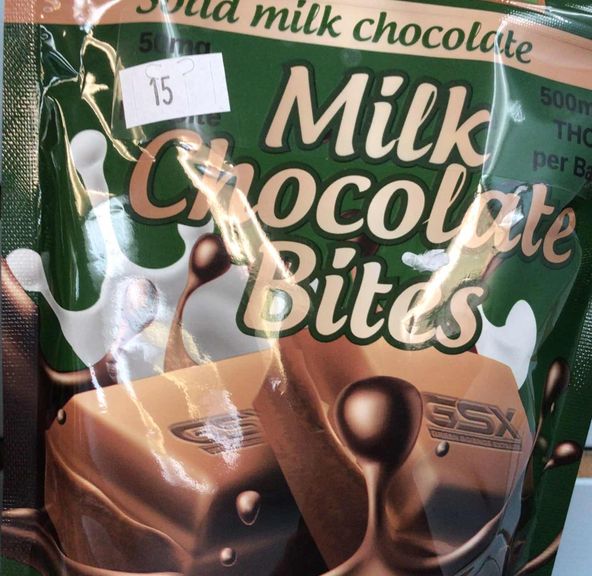 GSX Chocolate Bites Chocolate 500mg