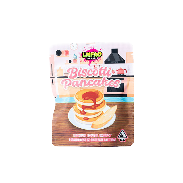 LMFAO Biscotti Pancakes 1g Distillate Cartridge 90%