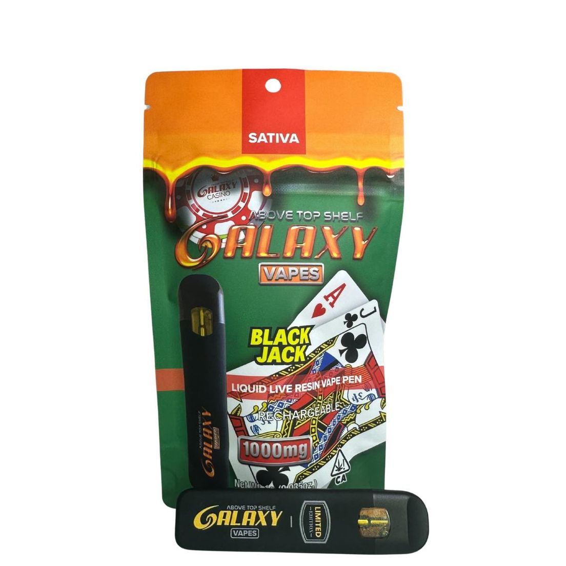 Galaxy - Live Resin AIO - 1g - Black Jack