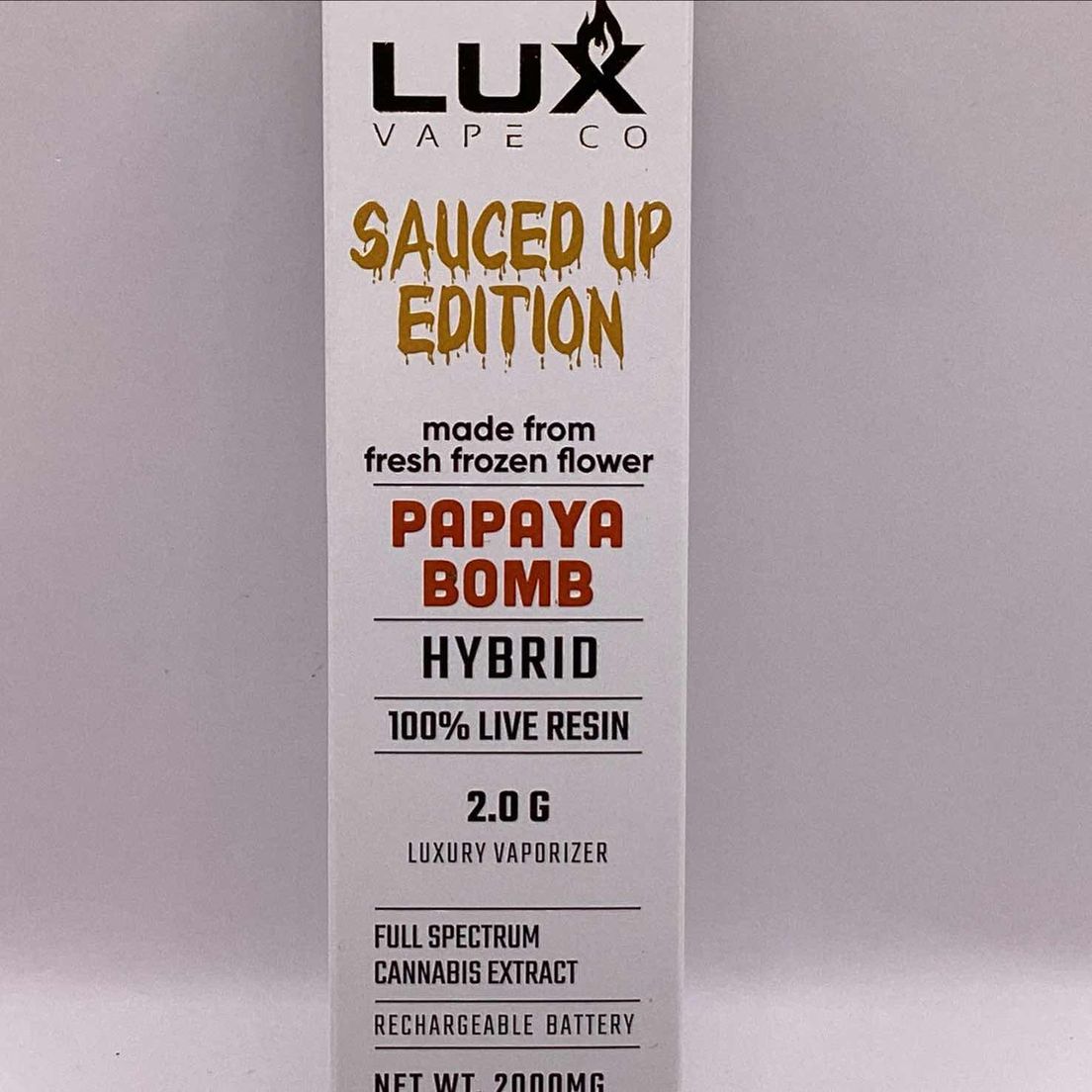Lux - Disposable - Papaya Bomb - 2G
