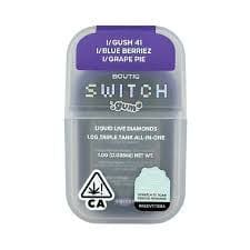 Boutiq v5 Switch Gush 41 x Blue Berriez x Grape Pie $20