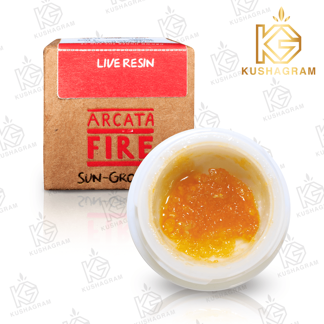 Arcata Fire - London Wedding Cake - Live Flower Resin 1g