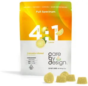 Care By Design - Lemon 4:1 CBD:THC Gummies - 125mg