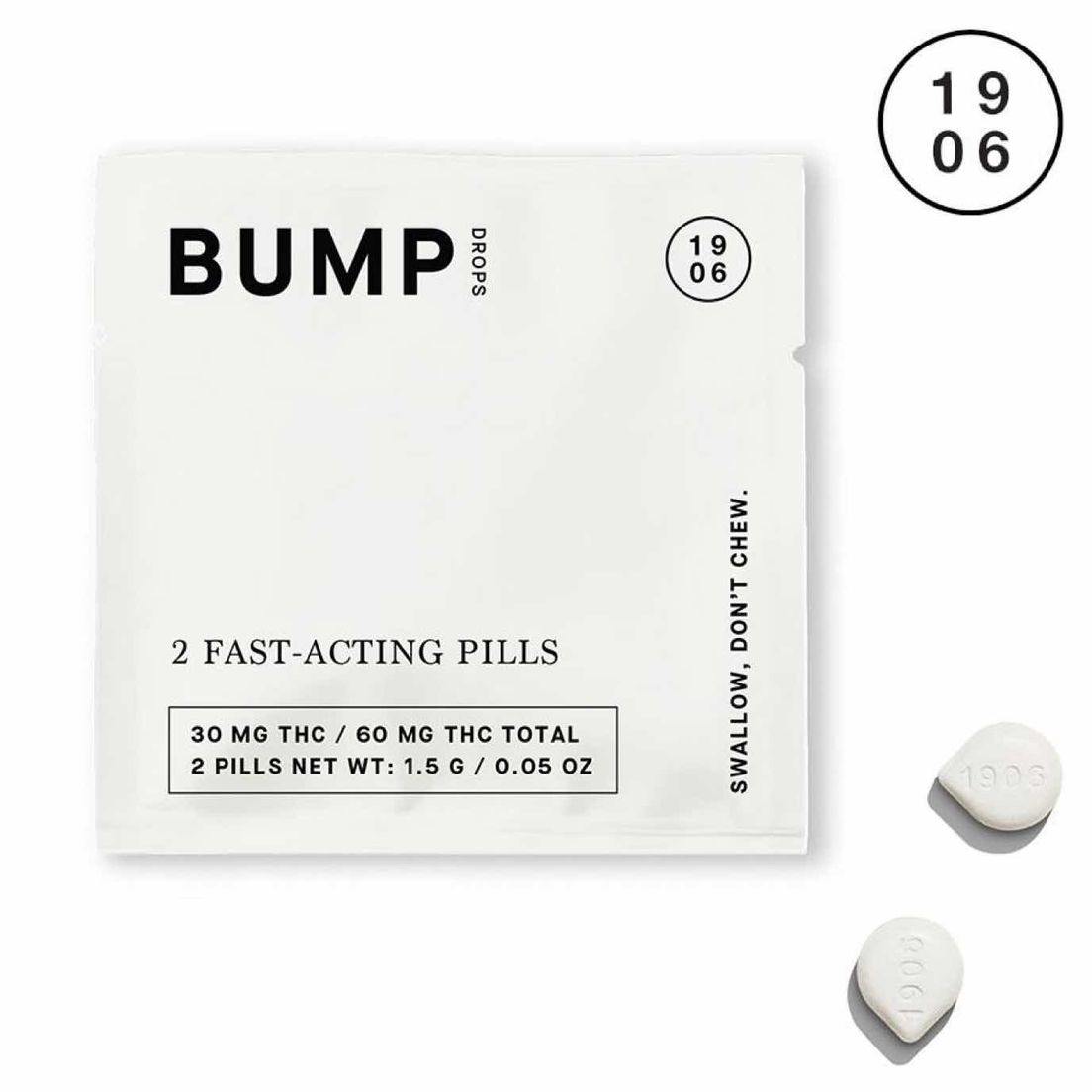 1906 - 60mg THC Drops - Bump (Pouch)