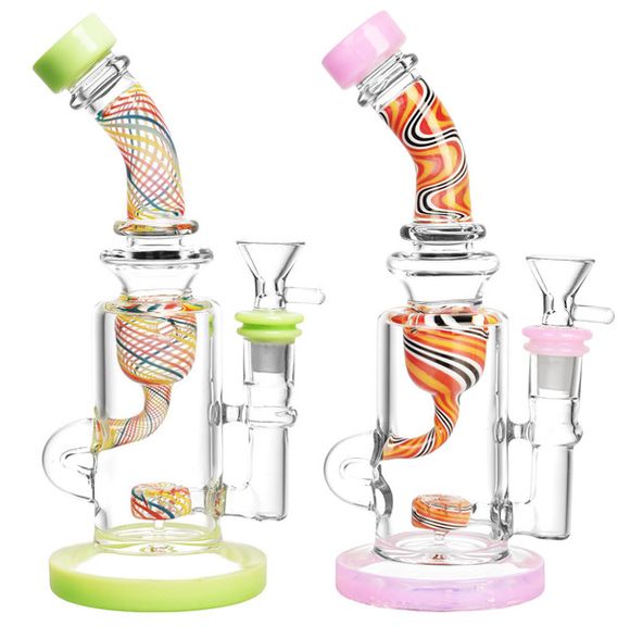 8.5 IN. CANDY COLOR DOWNSTEM WATER PIPE