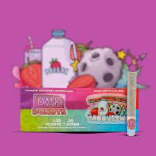 Dank Donut | Strawberry Milk X Moonbow | Infused Joint | 1.6G