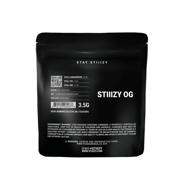 STIIIZY - 3.5G BLACK LABEL - STIIIZY OG 3.5g