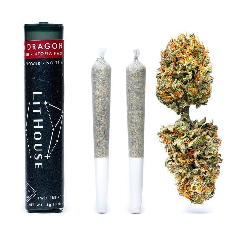 LitHouse | Red Dragon PreRoll 21.67% THC 2x0.5g