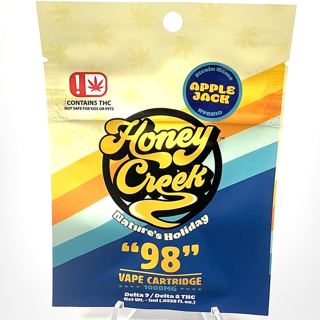 Apple Jack 1G Delta 8/9 Vape - Honey Creek - Hybrid