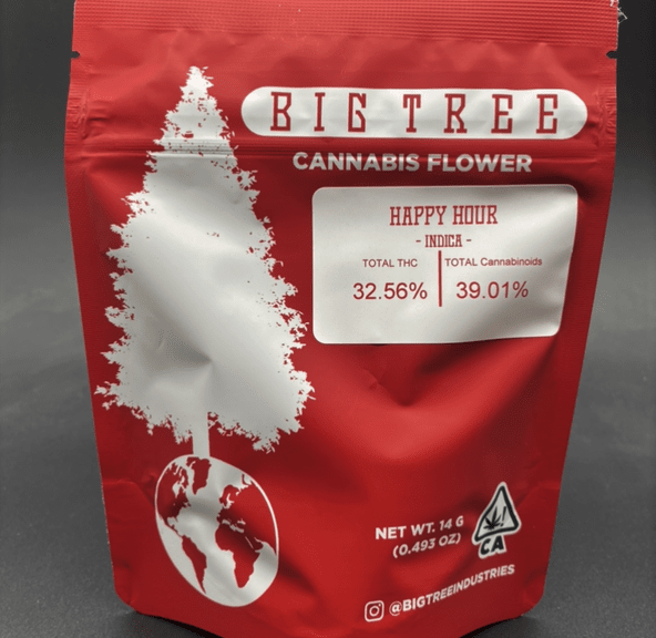 Happy Hour (indica) - 14g Flower (THC 32%) by Big Tree Cannabis **2 for $120**