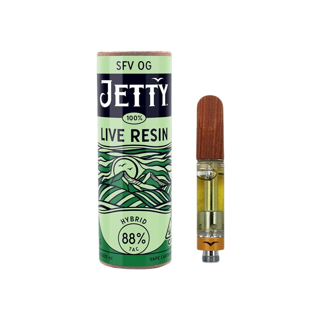 Jetty Live Resin Cartridge SFV OG 1g