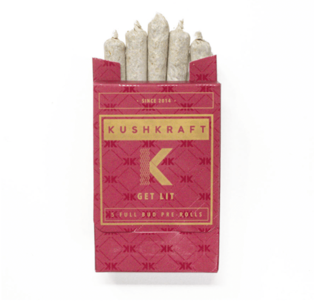 Tangerine Dream Sativa 5 x 0.6g Pre-Rolls by KushKraft