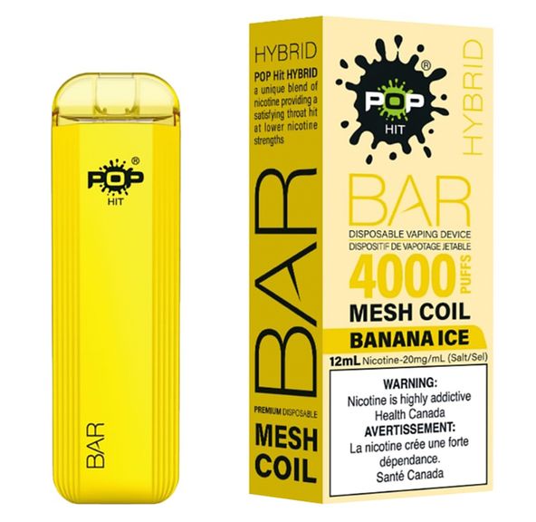 Banana Ice Hybrid Bar 4000 Puffs Disposable Vape