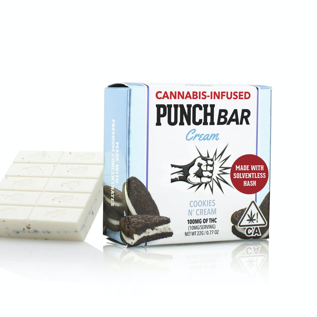 Punch Edibles - 100mg Solventless PunchBar Cream - Cookies 'N Cream