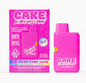 Cake - Alien Lemonade - Designer Distillate AIO Vape 1.25g