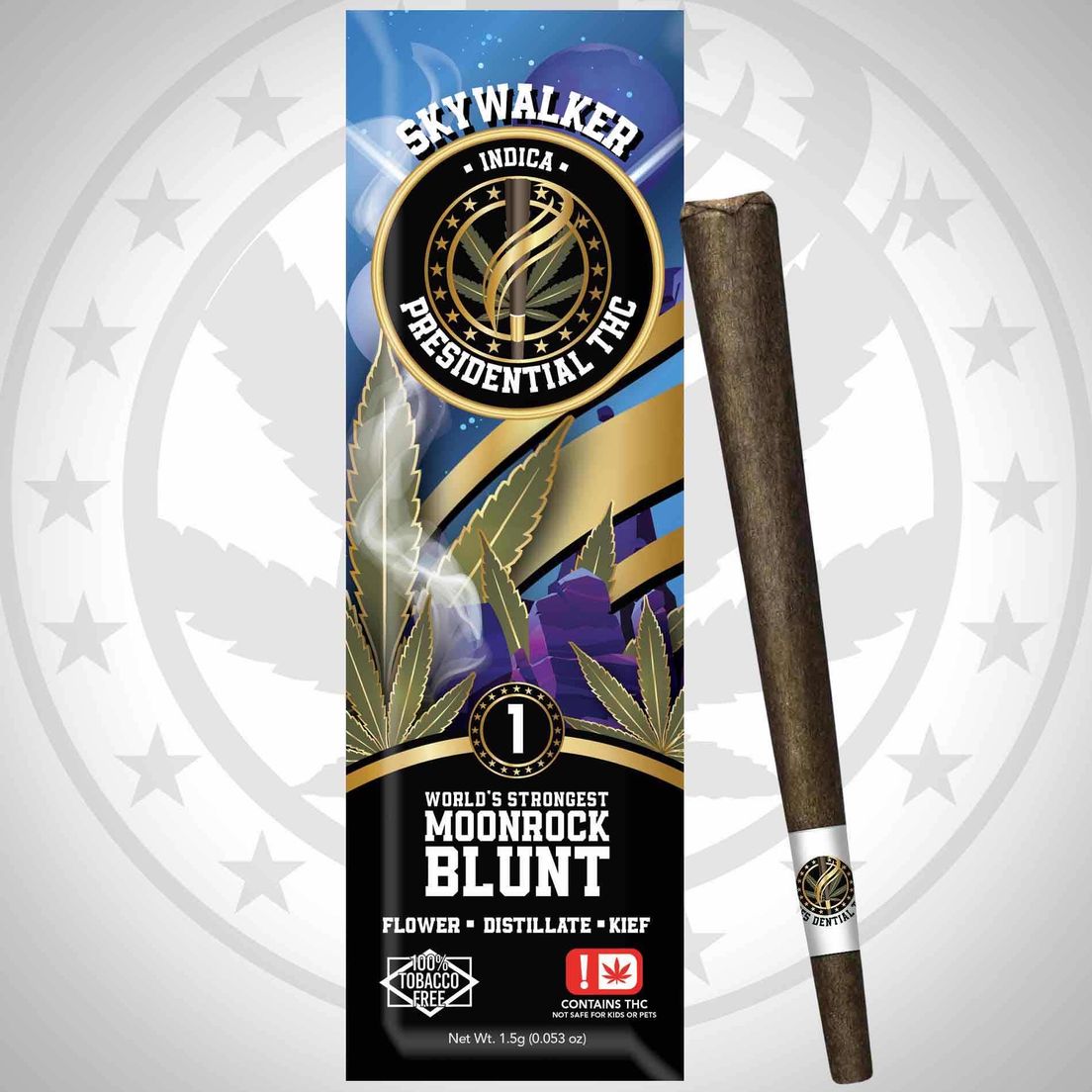 PRESIDENTIAL THC SKYWALKER MOONROCK BLUNT 1.5G