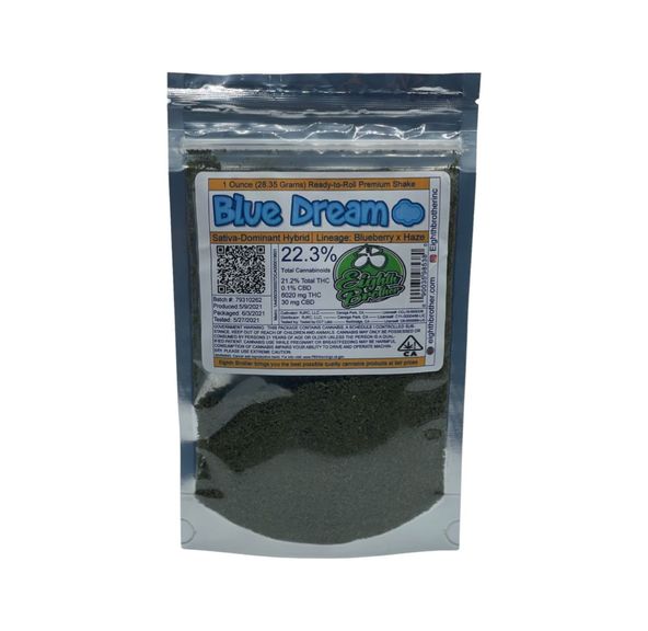 A. Eighth Brother 28g Shake Flower - Blue Dream