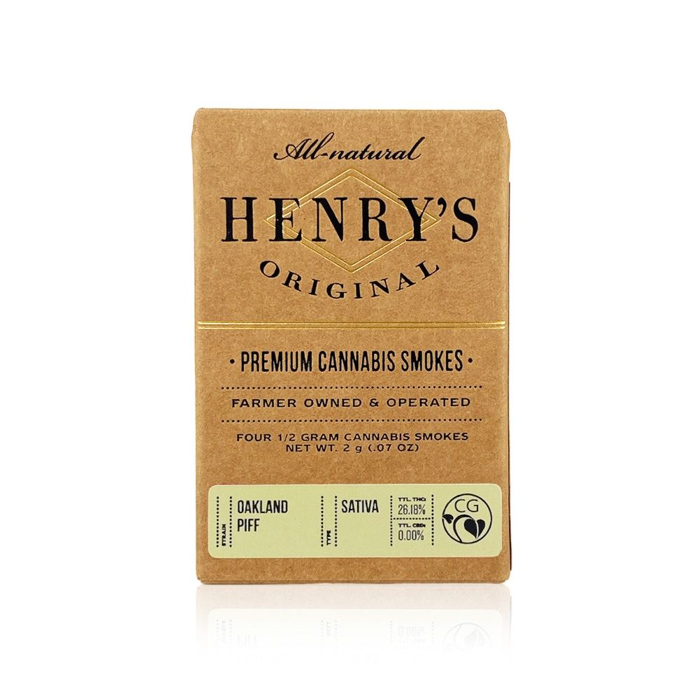 Henry's Original- Oakland Piff Prerolls 4pk 2g (S)