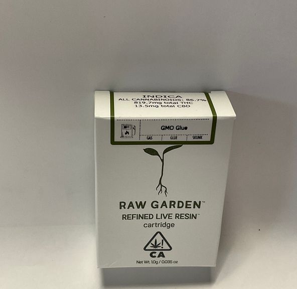 Raw Garden™ - GMO Glue Refined Live Resin™ Cartridge 1g