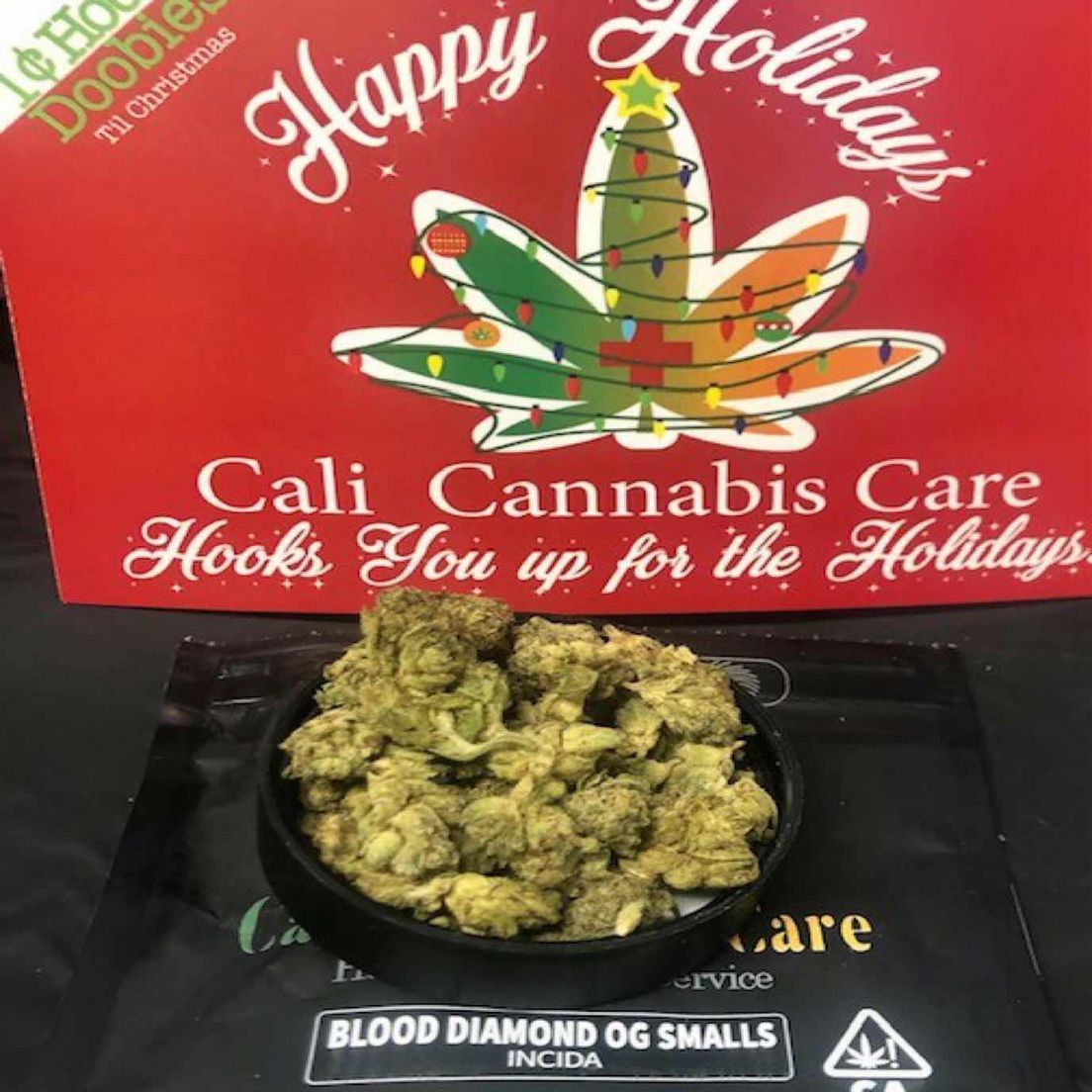 Cali Cannabis - Blood Diamond OG Micros 8th - Indica Thc 29.32