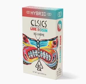CLSICS — Live Rosin Vape Cartridge 1.00 g
