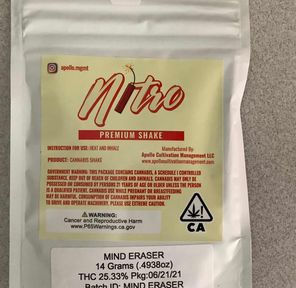 (Apollo) Mind Eraser 14G Nitro Shake