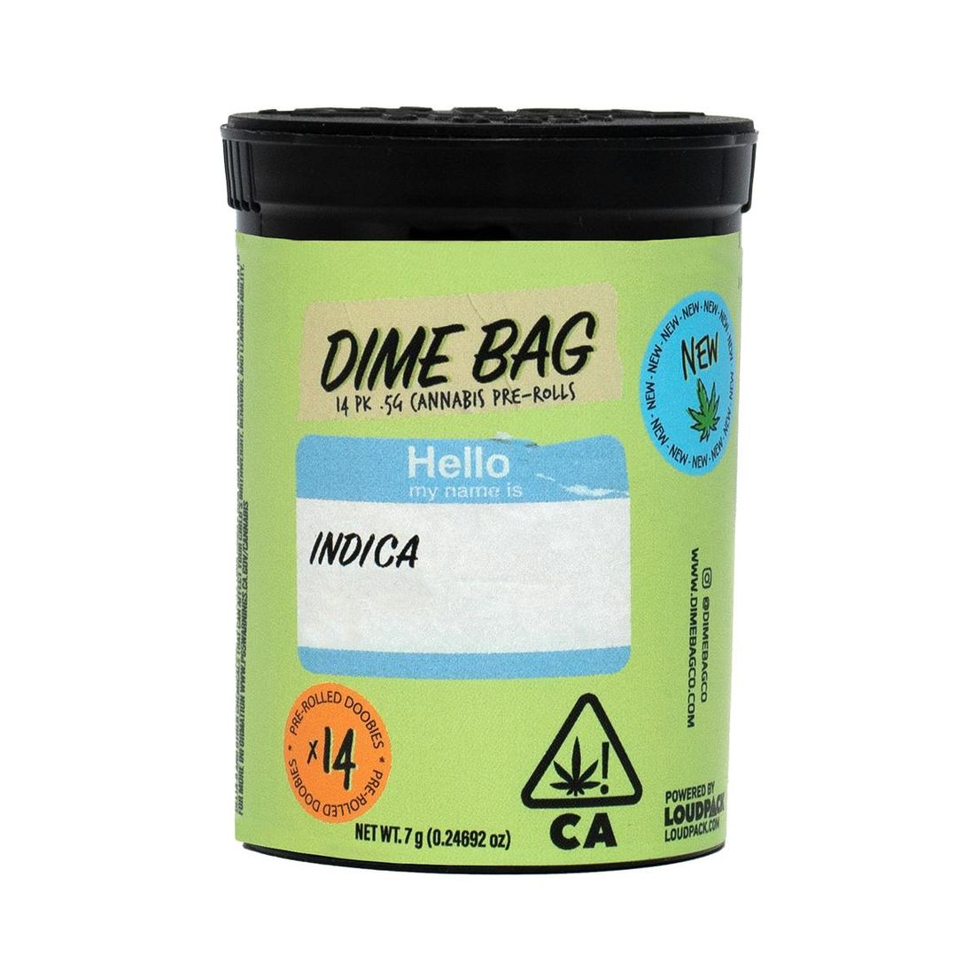 Dime Bag - (x14) .5g Prerolls - 7g - GMO