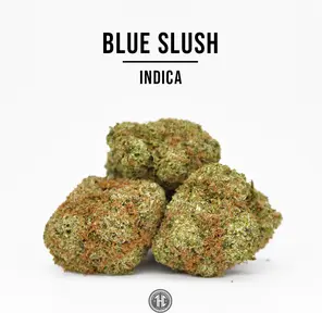 THCa Hemp Flower, Blue Slush