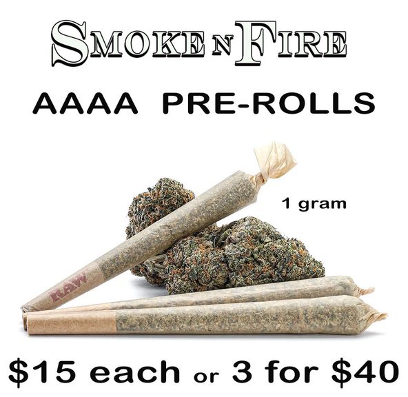 $15 Pre Rolls 1 gram pre-rolls