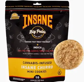 Big Pete's Insane Churro Cookies 10pk Indica 100mg