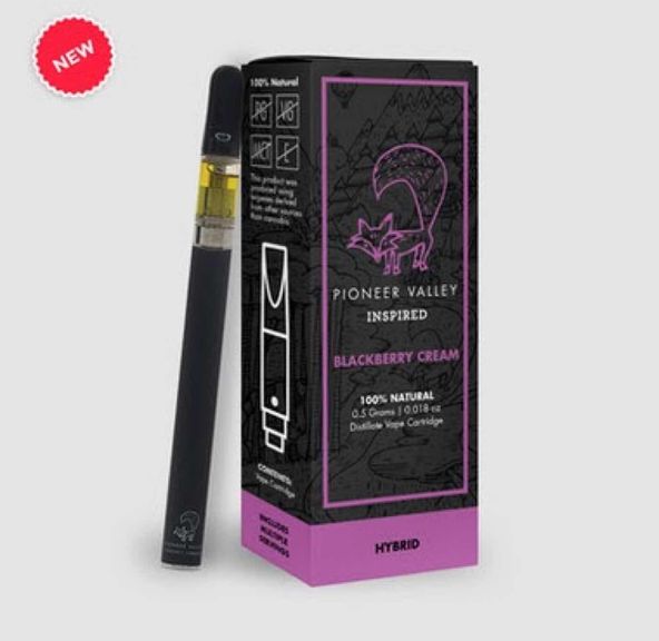 Blackberry Cream (H) | .5g Vape Cartridge | Pioneer Valley