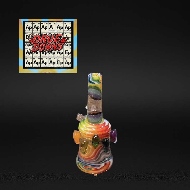 Drue Rainbow “Skull Duggery” Mini Tube/Rig