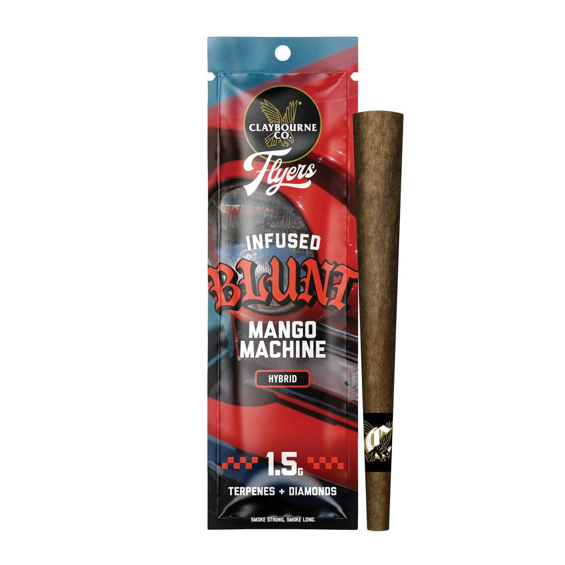 Claybourne Co. - Flyers Infused Blunt - 1.5g - Mango Machine