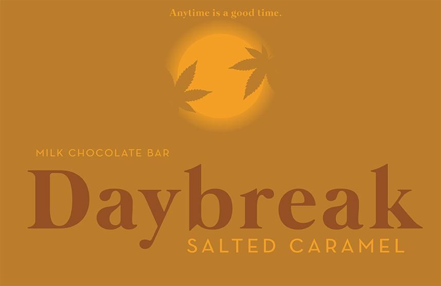 Daybreak - High Dose Chocolate Bar - Salted Caramel
