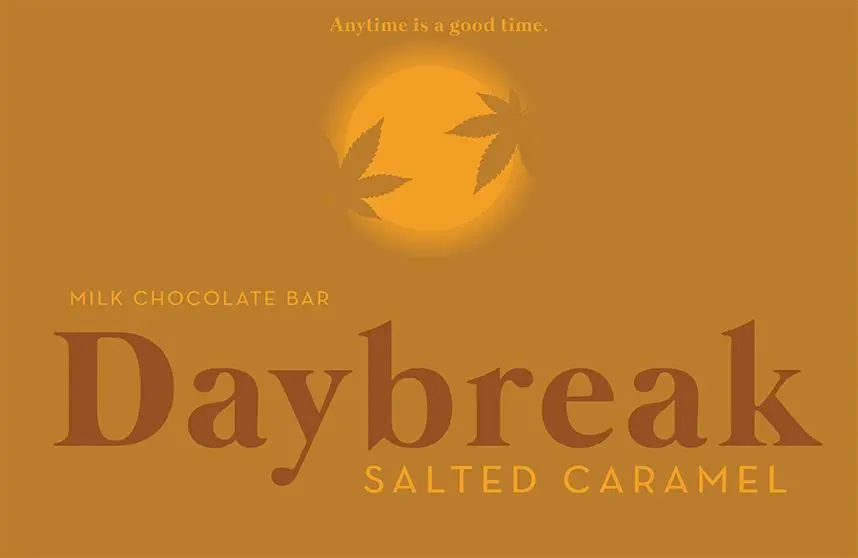 Daybreak - High Dose Chocolate Bar - Salted Caramel
