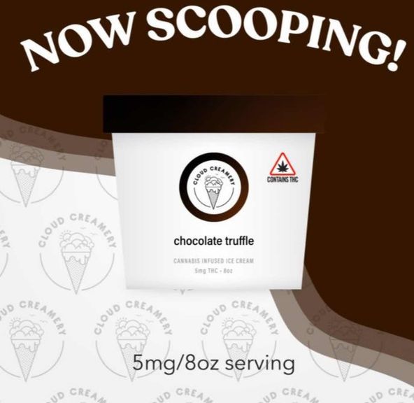 Chocolate Truffle | 5mg Ice Cream | Cloud Creamery