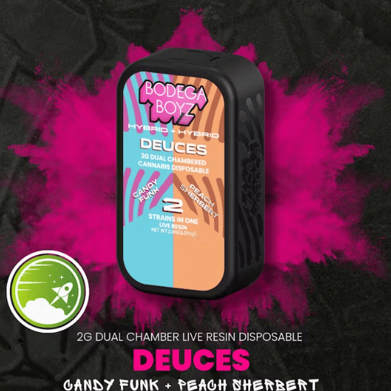 Deuces Candy Funk x Peach Sherbet Live Resin Vape