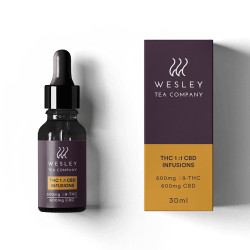 1200mg CBD:THC 1:1 Infusion by Wesley Tea