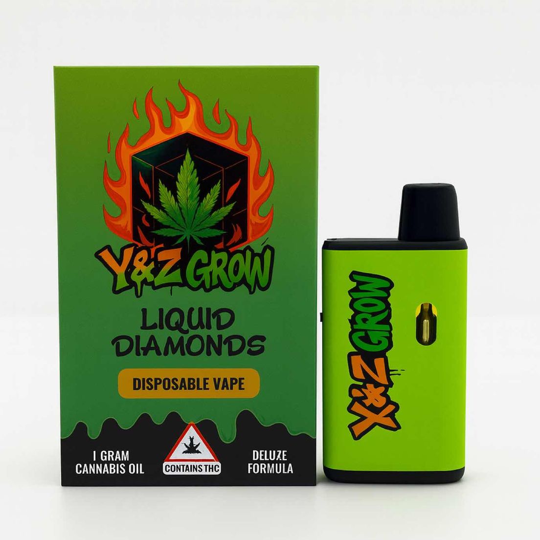 ?Y&Z 1G Liquid Diamond Dispo - Lemon Cookies (Sativa)