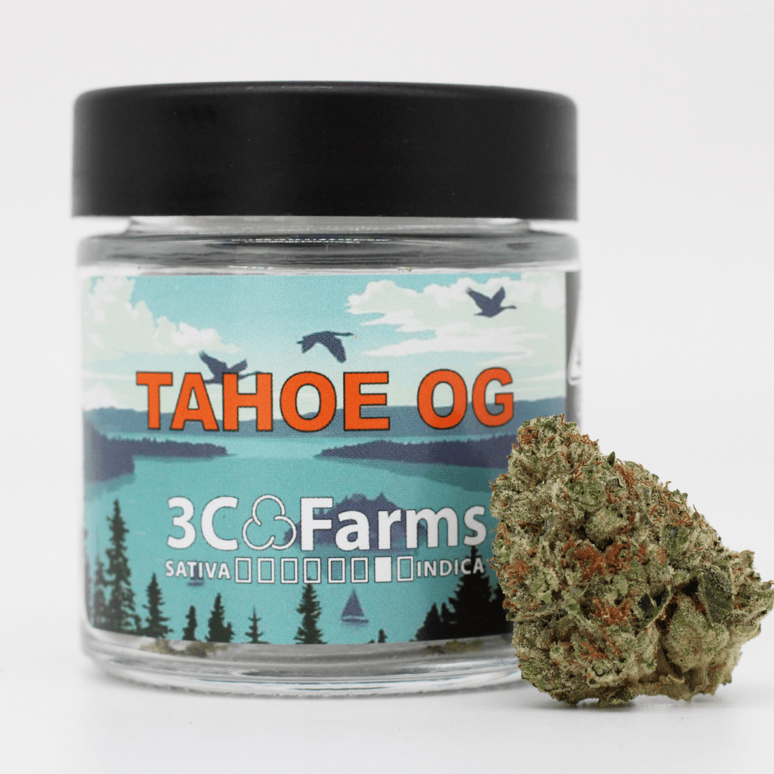 B. 3C Farms 3.5g Flower - Quality 9.5/10 - Tahoe OG