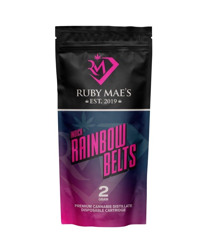 Rainbow Belts- 2G Disposibles - Cartridge By Ruby Mae's