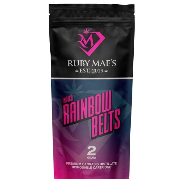 Rainbow Belts- 2G Disposibles - Cartridge By Ruby Mae's